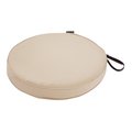 Classic Accessories Montlake Fade Safe Antique Beige Round Outdoor Seat Cushion CL57539